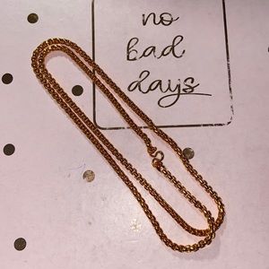 Yellow Gold Toned #1 Necklace